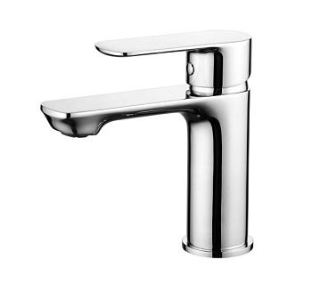 AQG VENT-i2, однорычажный смеситель для раковины без донного клапана, цвет хром