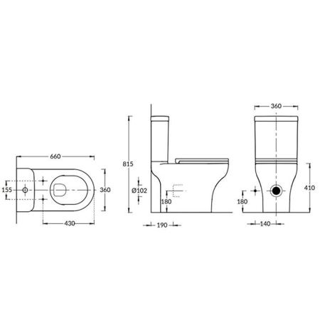 Унитаз BUONGIORNO напольный безободковый, белый глянцевый, артикул BG.wc.01