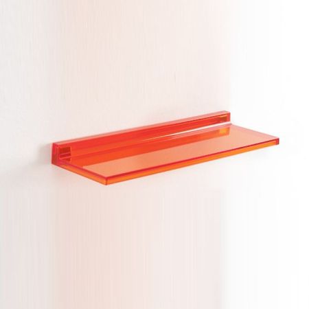 Полка, Laufen, Kartell by Laufen, ширина, мм-450, глубина, мм-155, высота, мм-40, тип установки-настенный, материал-пластик, цвет-оранжевый, артикул 3.8533.0.082.000.1