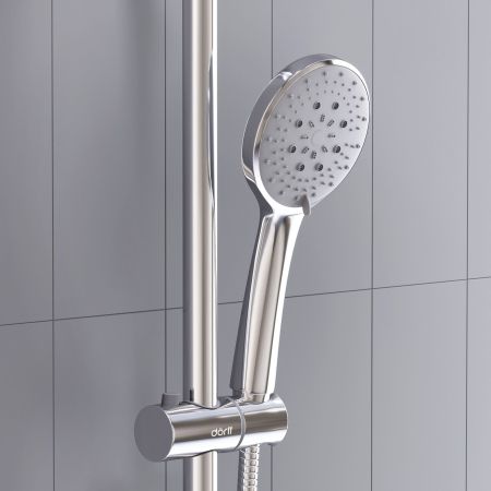 D0710500 Futura душевая система с ванно душевым ТМС смесителем, хром, артикул D0710500