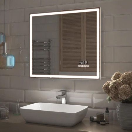 Зеркало VIGO Geometry Media voice 800, артикул 048