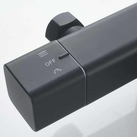 Душевая система c термостатом Shevanik S3096H, черный