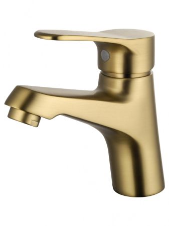 Смеситель для раковины WONZON & WOGHAND, Брашированное золото (WW-A40212-BG), артикул WW-A40212-BG