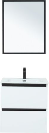 Комплект мебели для ванной De Aqua Ариетта NEW 60 белый матовый, артикул 00271967