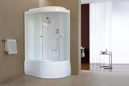 Душевая кабина Royal Bath RB 8120BK1-M (матовое) левая