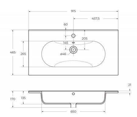 Мебель для ванной комнаты BELBAGNO KRAFT-900, артикул KEP-90-MNO-W0
