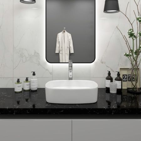 Раковина чаша Maretti FL13NS45-844, белая, артикул FL13NS45-844