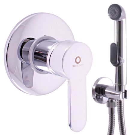 Гигиенический душ со смесителем Rav Slezak Zambezi ZA042, хром, артикул ZA042