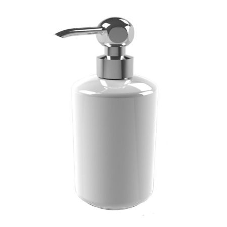 Stella Italica Дозатор для мыла керамический D020 цвет: хром, артикул IT10009CR00