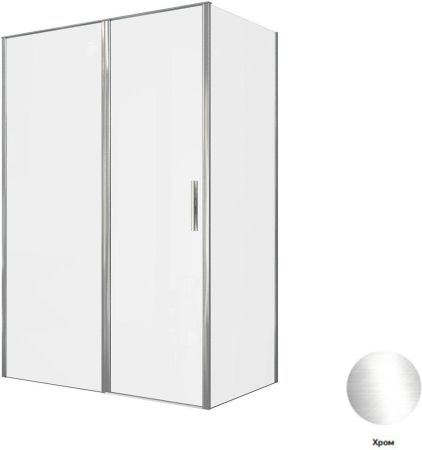 Душевой уголок Allen Brau Priority 140x80 3.31034.00 + 3.31040.00 хром, артикул 3.31034.00 + 3.31040.00