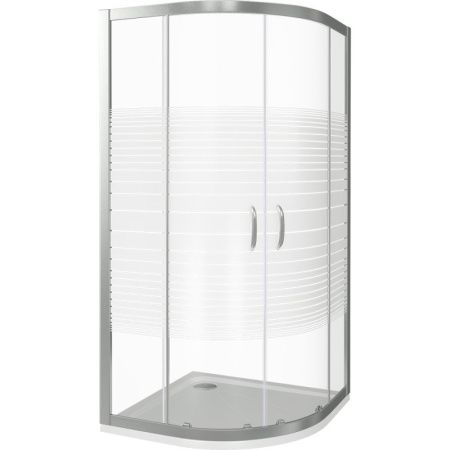 Душевой уголок Good Door Infinity R-90 90x90 профиль Хром стекло прозрачное
