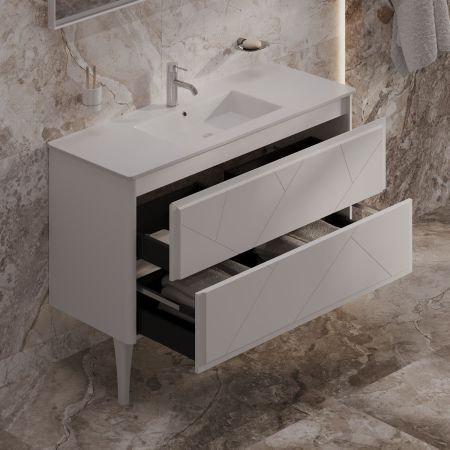 Тумба под раковину Allen Brau Paris 120 1.360003.BGM синий матовый, артикул 1.360003.BGM