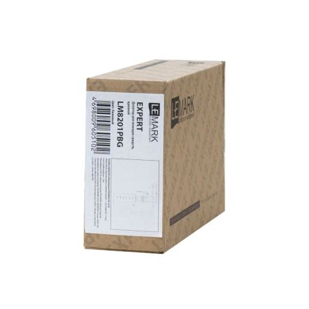 Дозатор для моющих средств Lemark Expert врезной, цвет: бежевый (LM8201PBG), артикул LM8201PBG