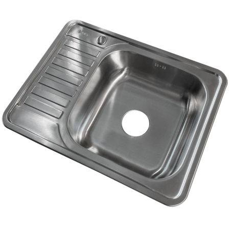 Мойка IDDIS Basic нержавеющая сталь сатин чаша справа 650*500 (BAS65SRi77), артикул BAS65SRi77