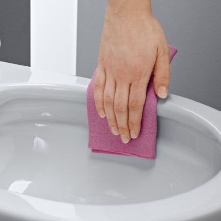 LAUFEN Pro Унитаз подвесной безободковый, укороченный 490х360х340 мм., цвет белый,  покрытие LLC, артикул 8.2096.5.400.000.1