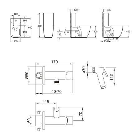 Комплект 2 в 1 Lavinia Boho One 21040002, артикул 21040002