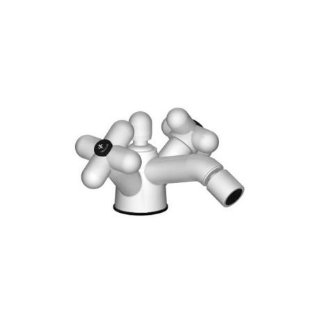 Fantini I Balocchi Смеситель для биде, 1 отв., с донным клапаном, цвет: белый матовый