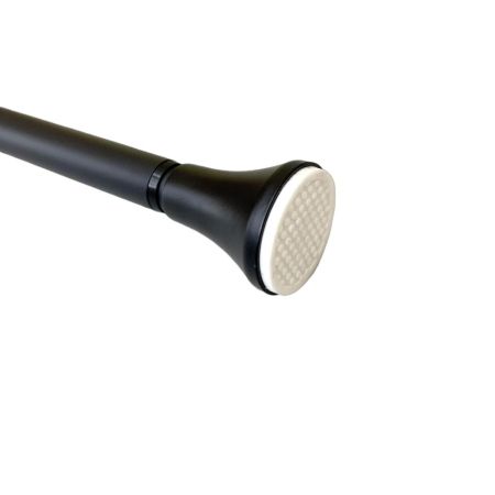 Карниз телескопический для ванной Savol SK-1120H, черный, артикул SK-1120H