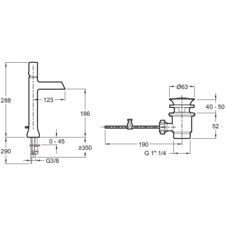 E8990-CP смеситель TOOBI раковина (хром), артикул E8990-CP