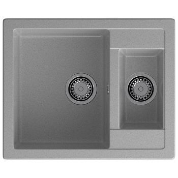 Кухонная мойка GranFest QUADRO 610K, серый