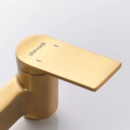 Гигиенический душ со смесителем Shevanik S4105G-1, золотой сатин