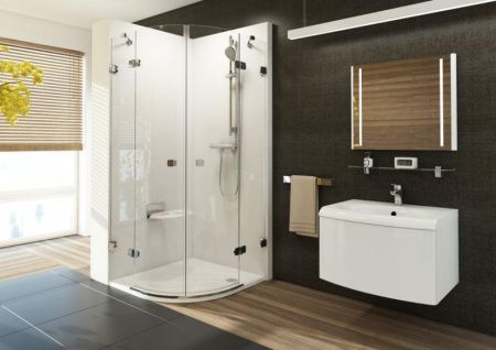 Душевой уголок Ravak Brilliant BSKK4-80 хром+транспарент