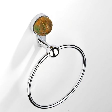 THG FLORE Полотенцедержатель-кольцо, цвет хром, артикул U5A-A02-504N