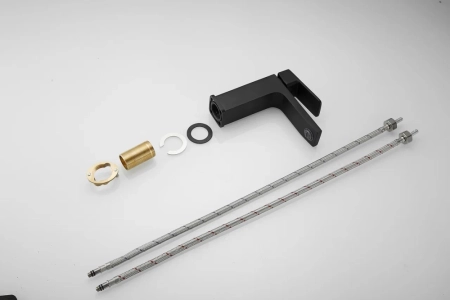 Смеситель для раковины Shevanik S9701H, черный, артикул S9701H