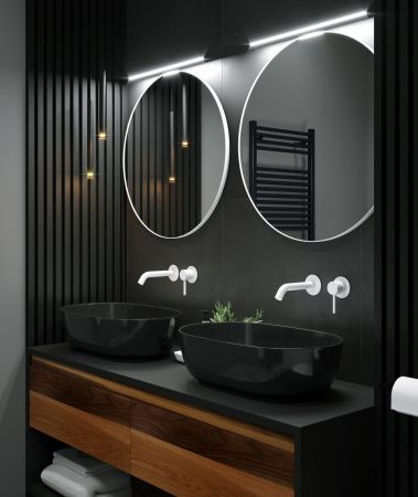 Смеситель для раковины встроенный Timo Saona 2372/16SM белый матовый