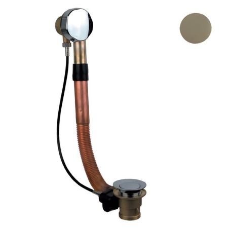 Слив-перелив для ванны полуавтомат Webert AC0035794, матовое золото, артикул AC0035794