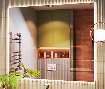 Зеркало VIGO Quadro z.QUA.120.Classic, 120 см