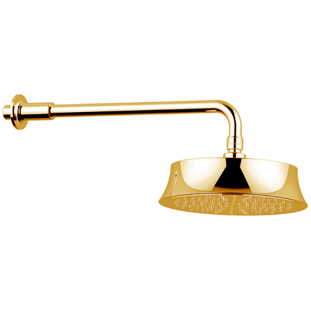 CISAL Cherie Верхний душ d=220мм, L350, для настенного крепления, цвет золото, артикул DS01367024