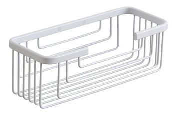 Gedy, решётка прямоугольная 1-уровневая (25,2х10,2хh8,6), цвет белый