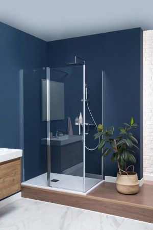 Душевая дверь Aquanet Cinetic AE12-N-80H190U-CT 800, прозрачное стекло, артикул AE12-N-80H190U-CT