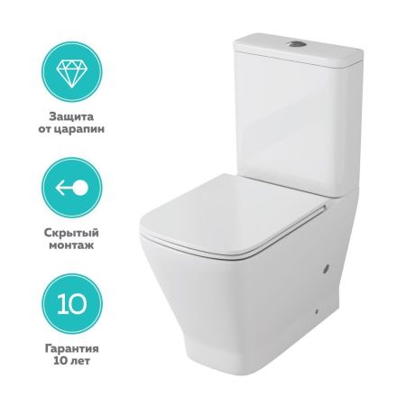 OWL Gap Ruta-G бачок унитаза-компакта, двойной слив 3\6л, арматура WDI, артикул OWLT200901/2