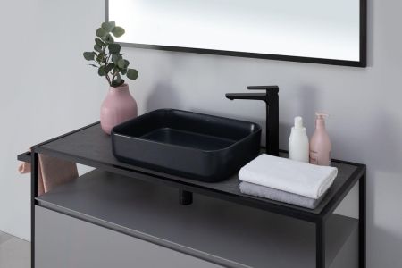 Тумба под раковину Allen Brau Priority 120 1.31004.PGM платина матовый, артикул 1.31004.PGM