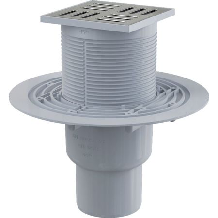 Трап для душа Alcaplast APV201 с решеткой Хром, артикул APV201