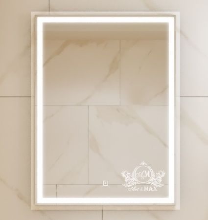 Зеркало с подсветкой ART&MAX MONZA AM-Mon-600-800-DS-F, артикул AM-Mon-600-800-DS-F