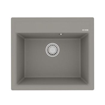 Кухонная мойка Lemark HANKA 570 врезная прямоугольная из кварцгранита цвет: Грей (9910015)