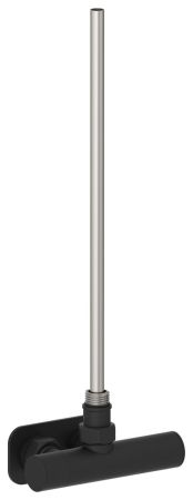 Вентиль 1х1/2" угловой маховик-скрытый EU50 правое (МУАР Темный Титан (РЕ-64))