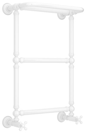 Полотенцесушитель, Сунержа, Ренессанс 1386, водяной, ширина, мм-472, глубина, мм-246, высота, мм-733, межосевое расстояние-400, подключение-нижнее, мощность, Вт-160, присоединительный размер-НР G 1/2" / НР G 3/4" (эксцентрик), материал-нержавеющая сталь, 