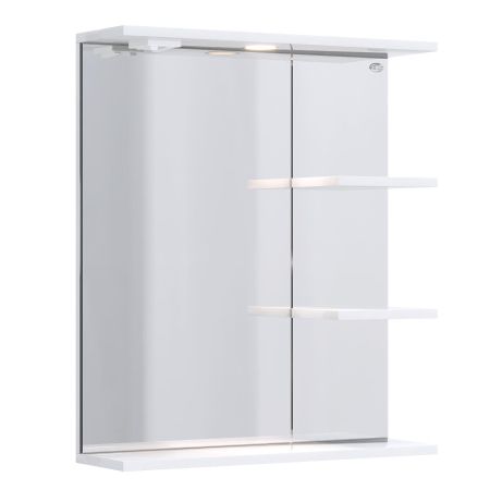 Зеркало Onika Коралл 60 белое, с подсветкой, артикул 206001