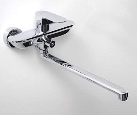 Смеситель для ванны WasserKRAFT Dinkel 5802L универсальный Хром, артикул 5802L