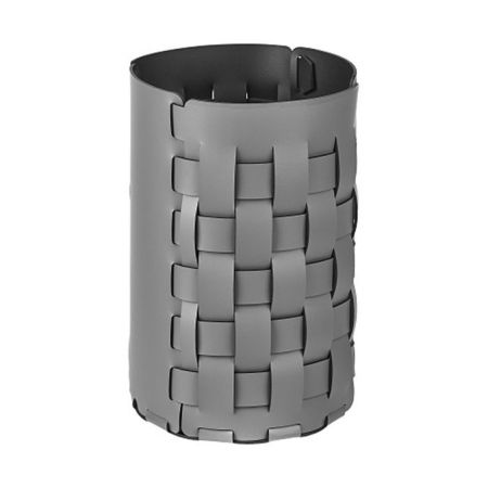 ADJ Корзина для мусора Bottega, D22xH35 см., цвет: серый/черный, артикул 2035.03/01