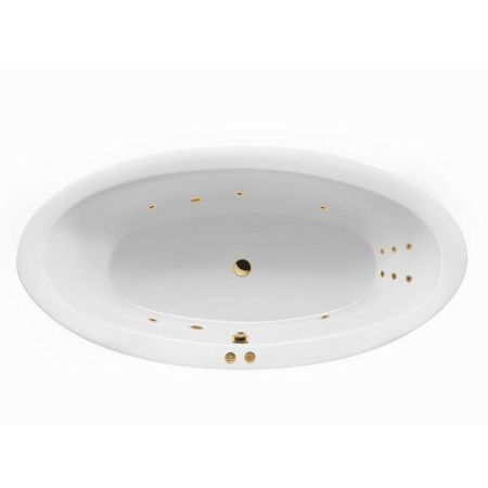 Ванна EXCELLENT Lumina 190x95 "LINE" (золото), артикул WAEX.LUM19.LINE.GL