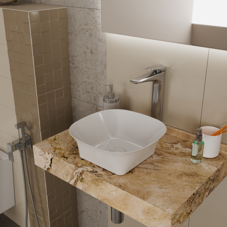 Раковина накладная DK Berlin, 305*305*105мм, белый (DT1431016), артикул DT1431016