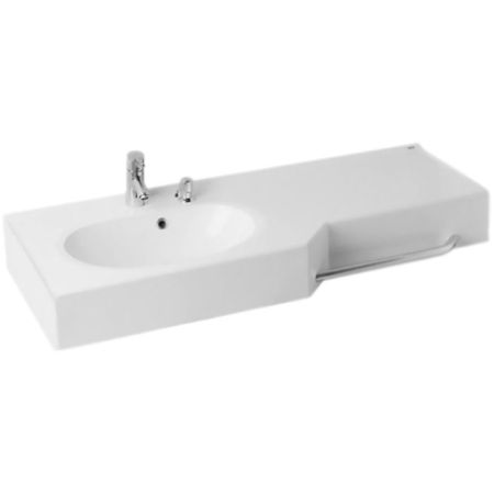 Раковина Акватон Отель 3 127 Белая L, артикул 1A70113WOT01L