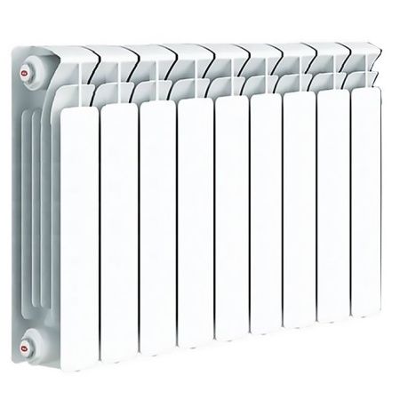 Биметаллический радиатор Rifar Base 500 9 секций с боковым подключением