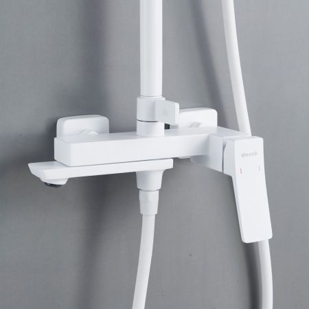 Душевая система Shevanik S4436C, белый