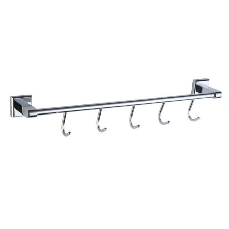 Планка с крючками Savol S-009575, хром, артикул S-009575